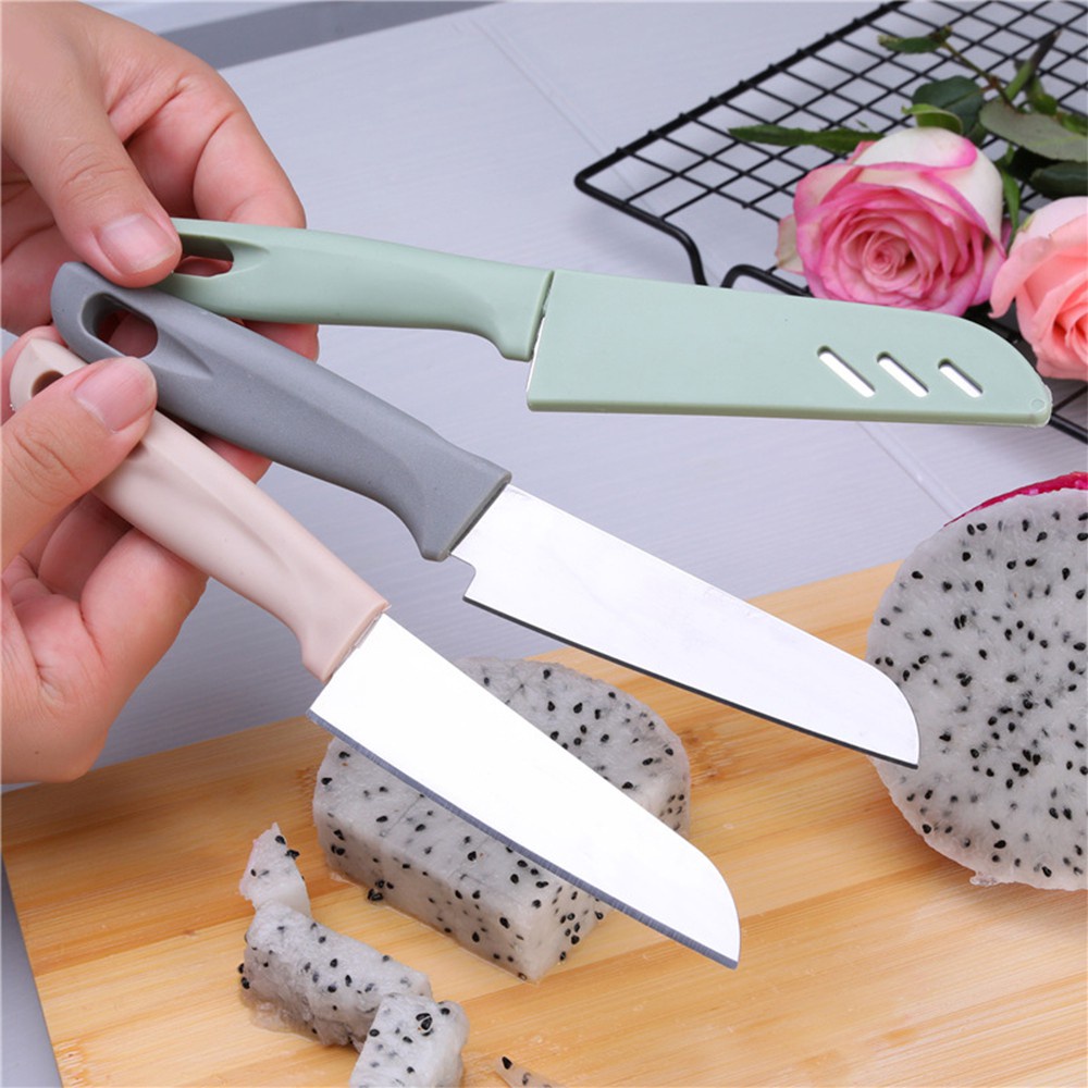 Dao gọt hoa quả trái cây có nắp đậy
