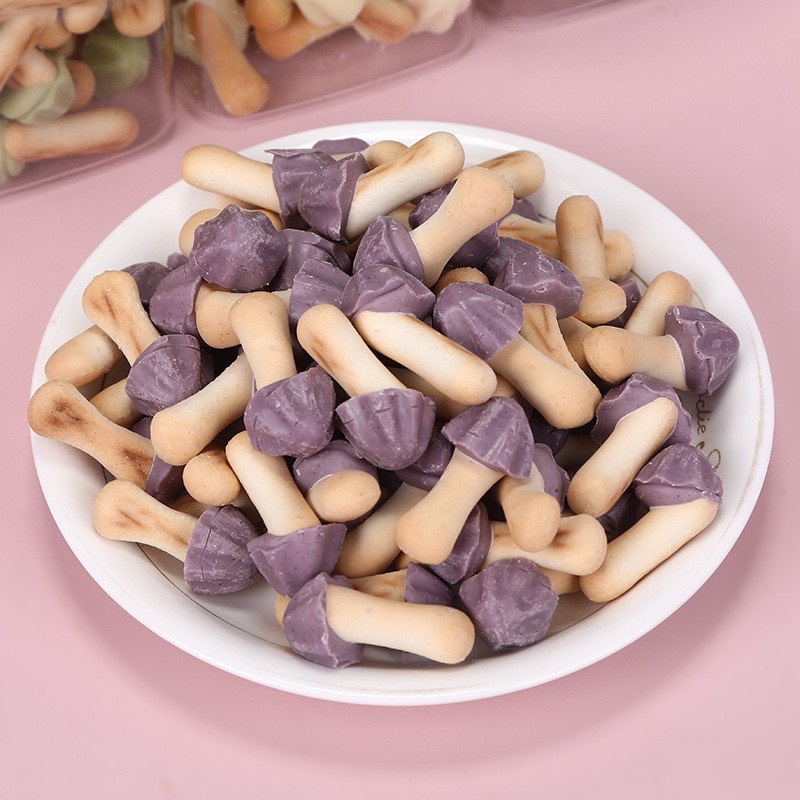 Bánh quy/ que nấm socola/ sữa/ matcha/ việt quất lọ 138g siêu hot