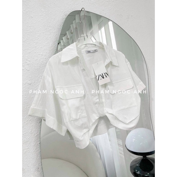 Áo kiểu nữ - Áo Croptop Sơmi , Style cá tính , sexy hot trent !