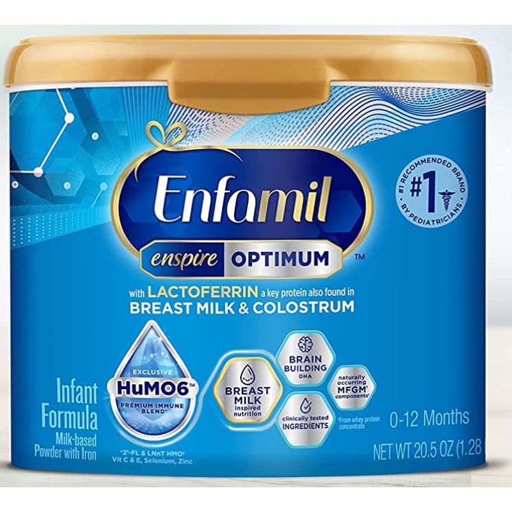 Sữa bột công thức Enfamil Enspire BILL MỸ DATE MỚI giá tốt