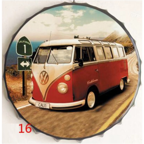 Nắp khoén chai bia 20cm khổng lồ trang trí vintage quán nhậu, bar club - Phụ kiện decor quán cafe retro hút khách