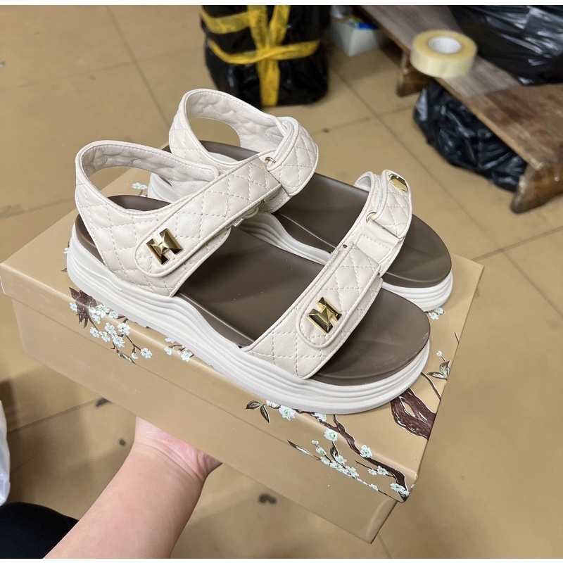 Sandal nữ tag H - Hàng QC fullbox- Kèm video thật