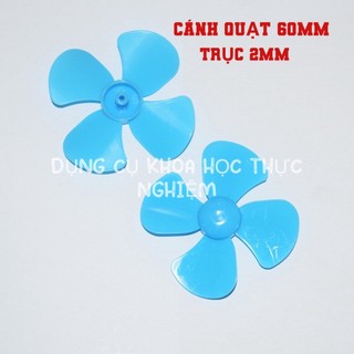Cánh quạt 4 cánh 60mm trục 2mm mới 100% - kh0134