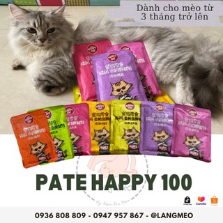Pate Happy 100 - Thức ăn ướt cho mèo