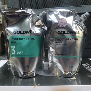 Cặp duỗi uốn cao cấp Goldwell Structure + Shine 400mlx2 *NEW*