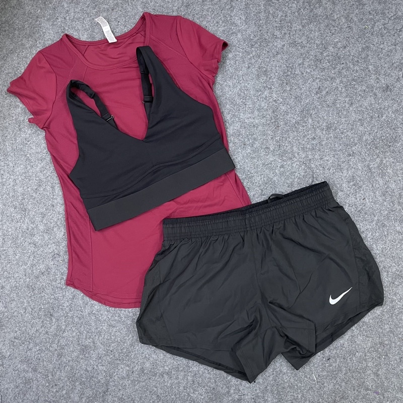 Áo Thun Thể Thao Nữ Chuyên Tập Gym Chạy Bộ Nhanh Khô Thoáng Khí