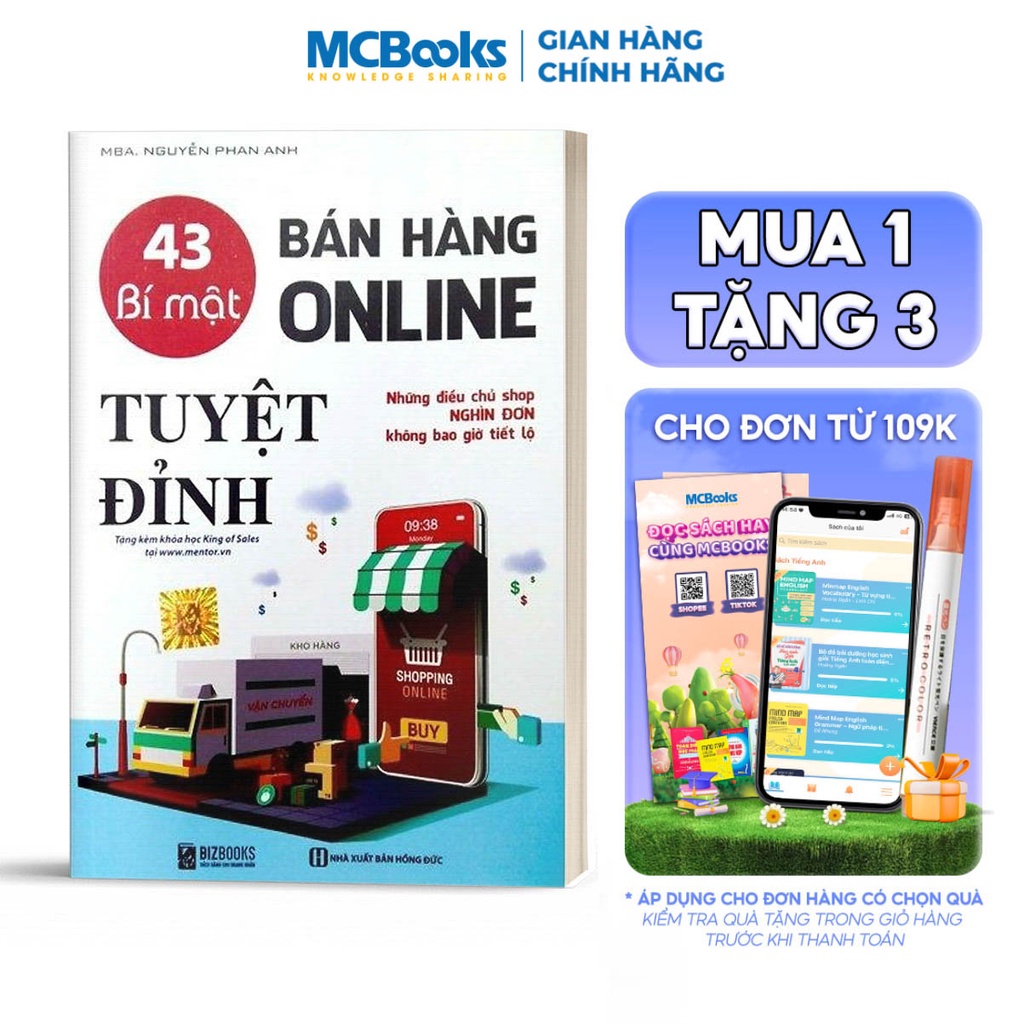 Sách - 43 Bí mật bán hàng online tuyệt đỉnh: Những điều chủ shop nghìn đơn không bao giờ tiết lộ