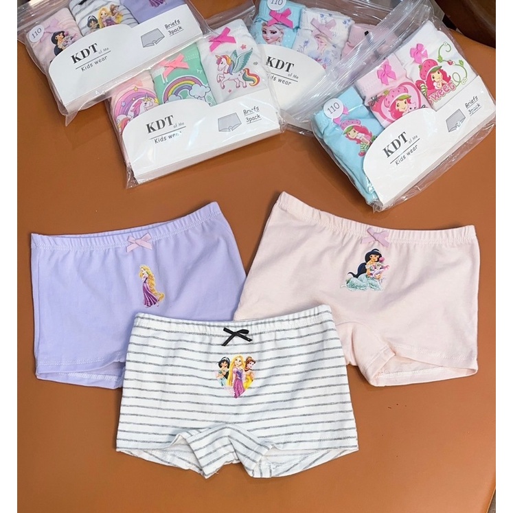 SET 3 QUẦN CHIP ĐÙI CHO BÉ GÁI KTD