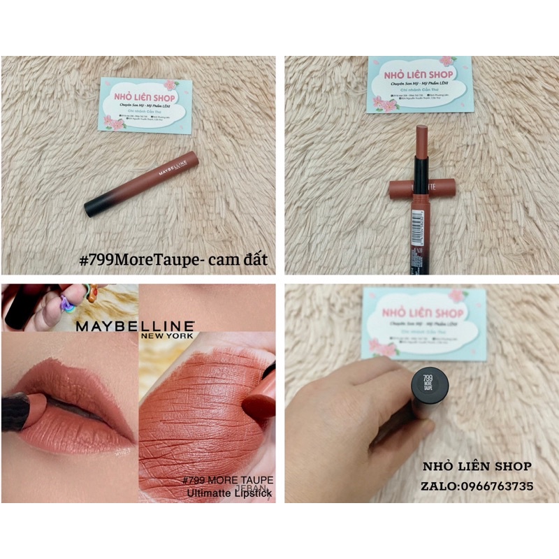 {USA] Son Maybelline Color Sensational Ultimatte Slim Lipsticks