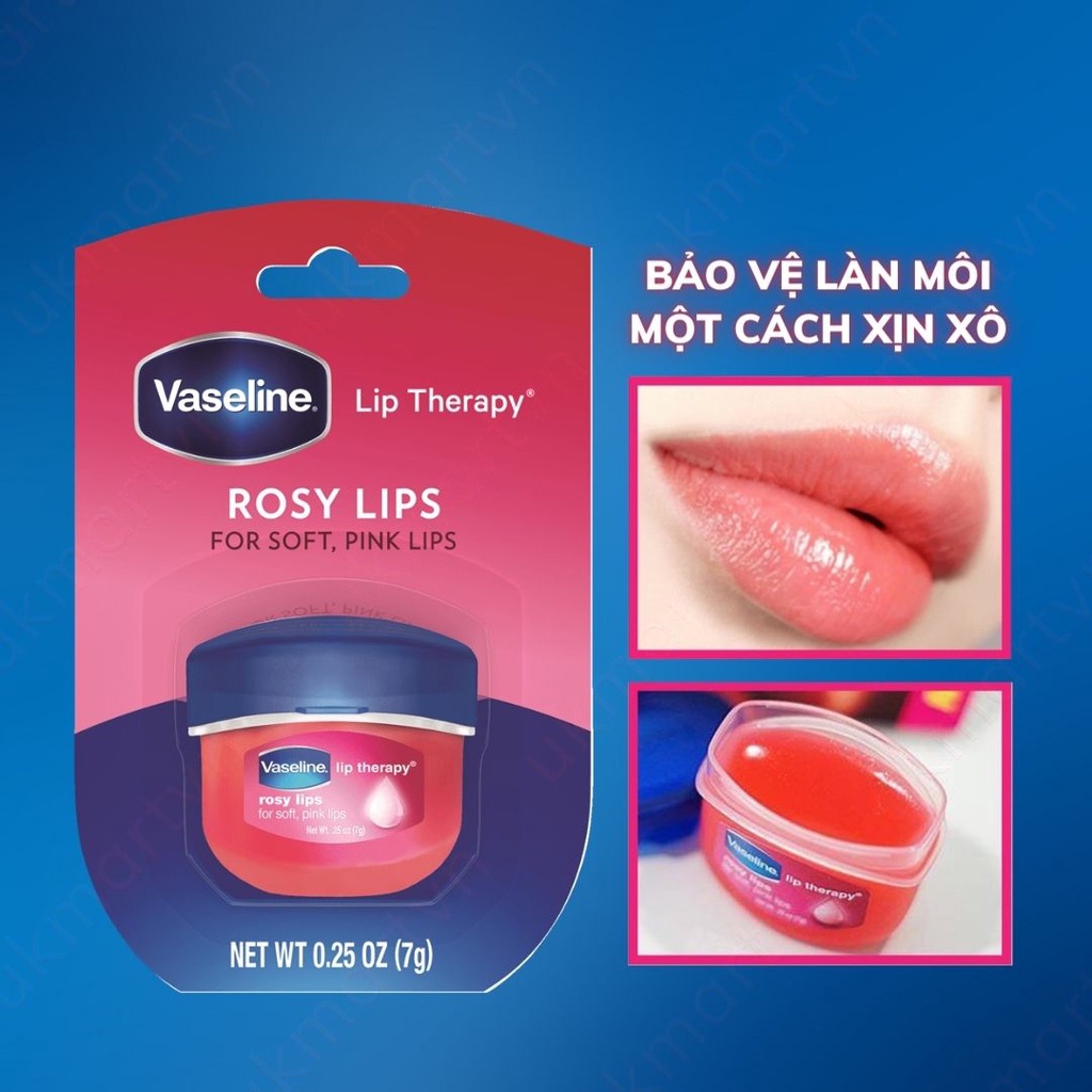 Sáp Dưỡng Mềm Môi Vaseline Lip Therapy 7g