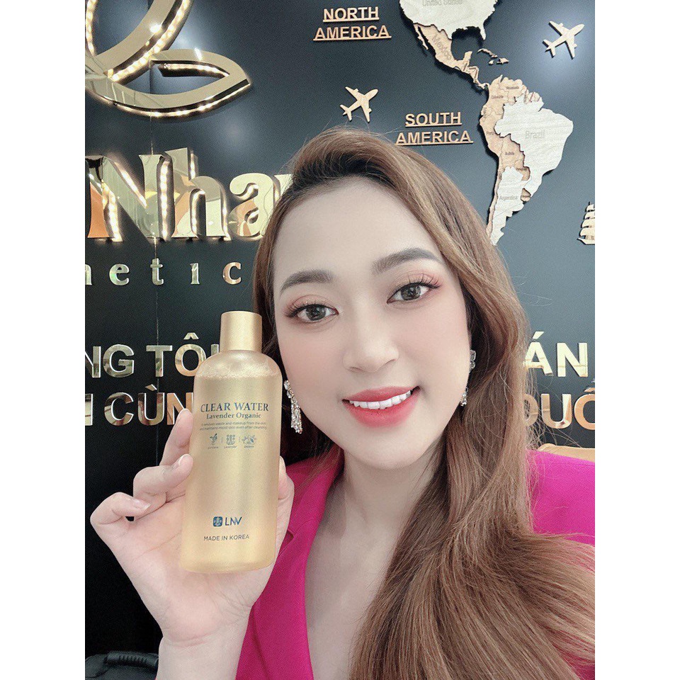 Tẩy trang lavender organic Hàn Quốc LNV không chứa cồn made in Korea[NK&PP Linh Nhâm LNV]
