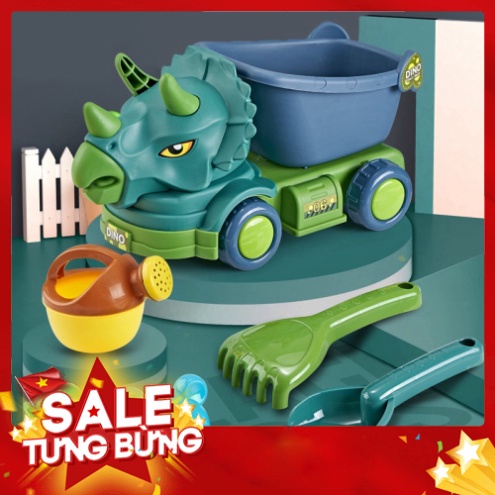 6 đồ chơi xúc cát đi biển hình khủng long ZHAN QI TOYS
