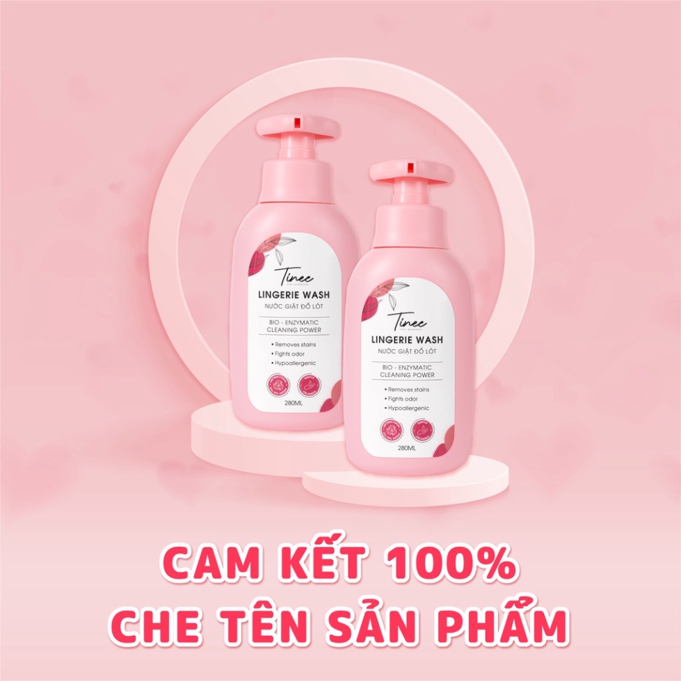Nước giặt đồ lót Sinh Học Tinee 280ml kháng khuẩn an toàn cho da