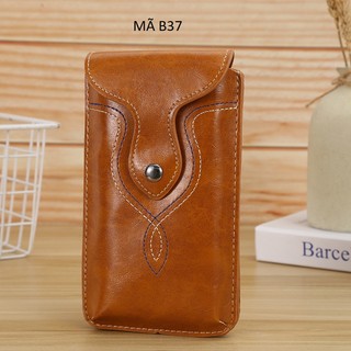 Bao da điện thoại đeo thắt lưng Mã B37