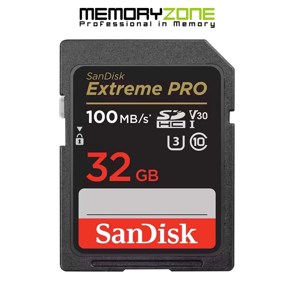 Thẻ nhớ SDHC SanDisk Extreme Pro U3 V30 32GB 100MB/s SDSDXXO-032G-GN4IN