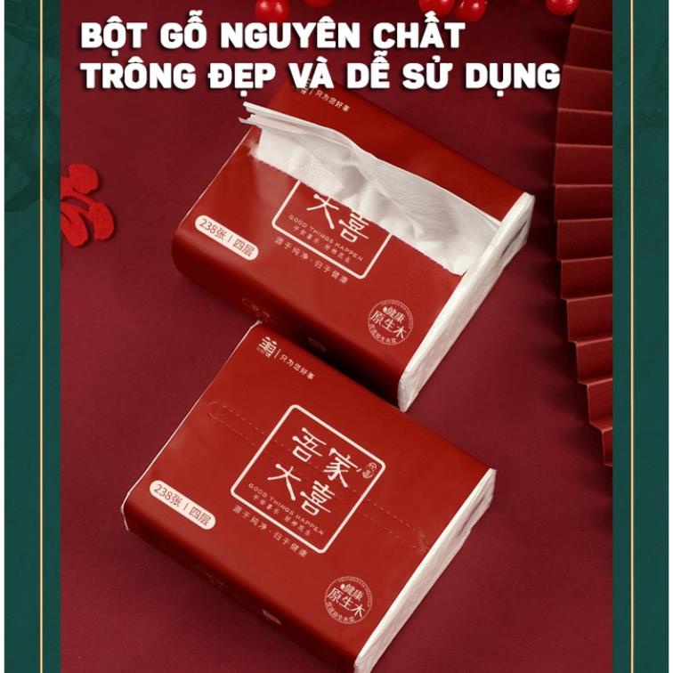 Giấy Ăn Chữ Hỷ 4 Lớp Siêu Mịn Siêu Dai Dùng Trong Tiệc Cưới, Ăn Hỏi, Đám Cưới DMAX777