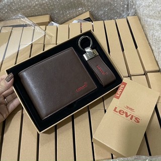 ví L.evis nâu full box túi giấy