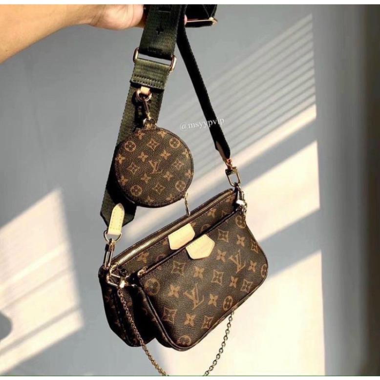 Túi Xách LV Multi Pochette Hồng Xanh  -  By Willow.luxury