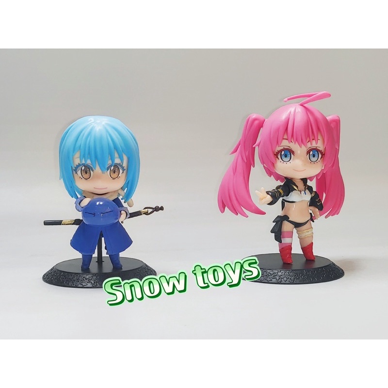 Mô hình Chuyển sinh thành Slime - Rimuru Tempest và Milim Nava - Cao 10cm - Anime Manga Chuyển sinh thành Slime