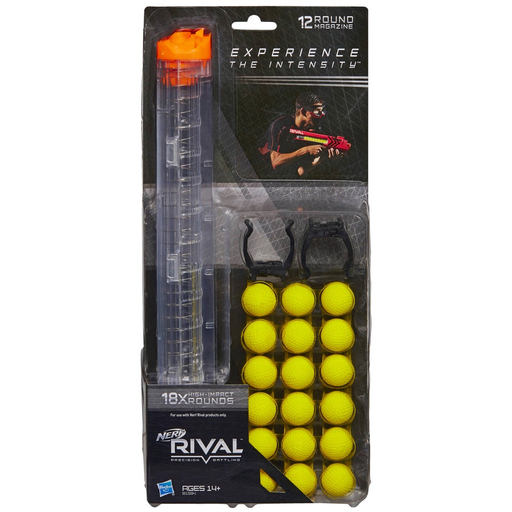Băng đạn loại 12 viên kèm 18 viên đạn bọt xốp Rival