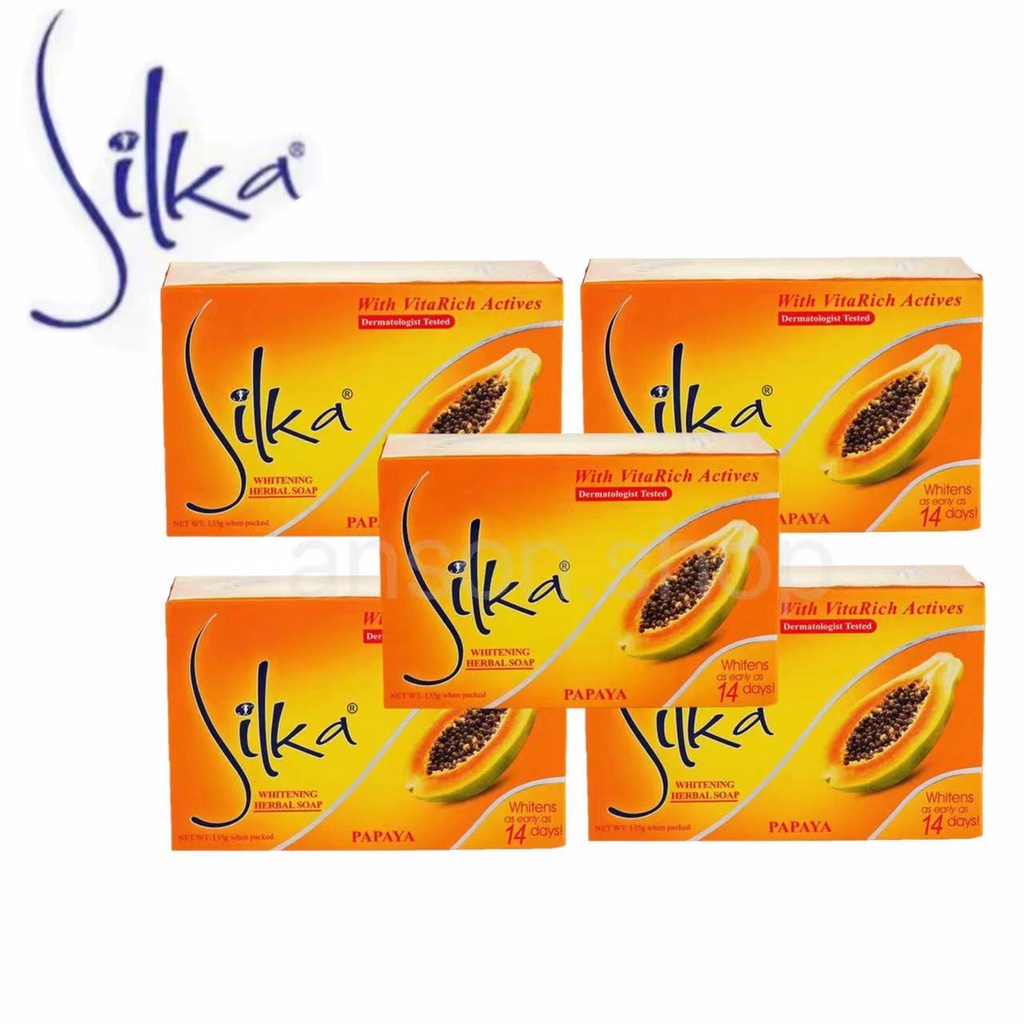 Xà phòng soap Silka đu đủ làm trắng da