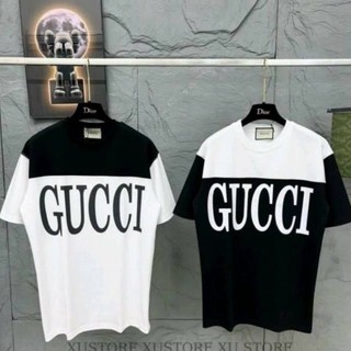 Áo thun GCC phối 2 màu nam nữ cao cấp BiluxStore Áo phông nam nữ Gucci phối màu chuẩn siêu cấp full cotton BiluxOfficial