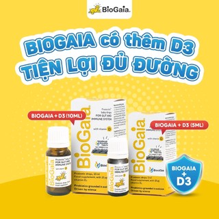 Men vi sinh BioGaia ProTectis Drops cải thiện hệ tiêu hóa xuất xứ Thụy Điển dung tích 5ml