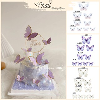 Phụ Kiện Trang Trí Bánh Kem ,bánh sinh nhật - Set Bướm trang trí bánh kem ,bánh sinh nhật