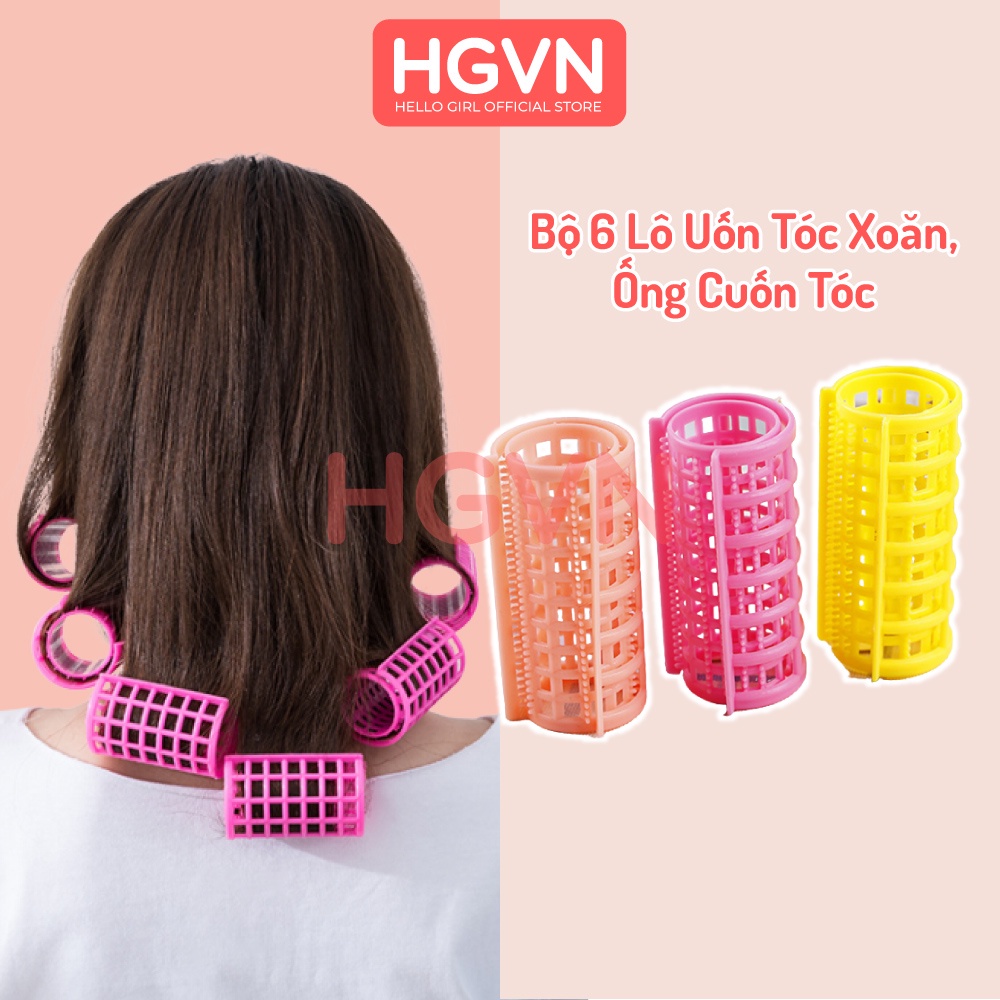 Lô Uốn Tóc Xoăn Ống Cuốn Tóc