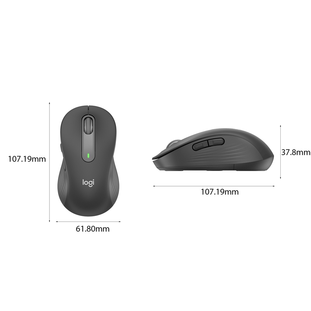 Chuột không dây Logitech M650 Signature Thời lượng pin lên đến 24 tháng