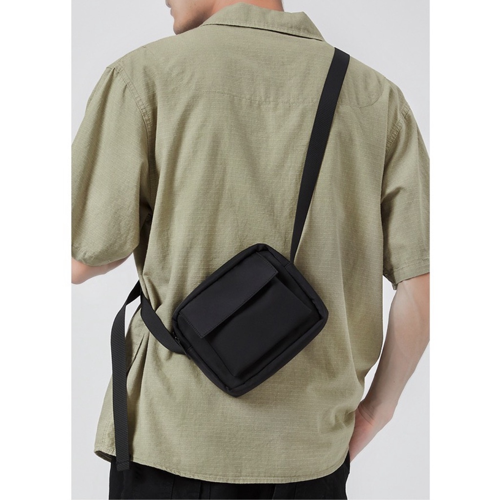 Túi đeo chéo nam nữ unisex vải oxford chống mài mòn kiểu dáng basic trẻ trung hiện dại, 1 ngăn pocket lớn TK23