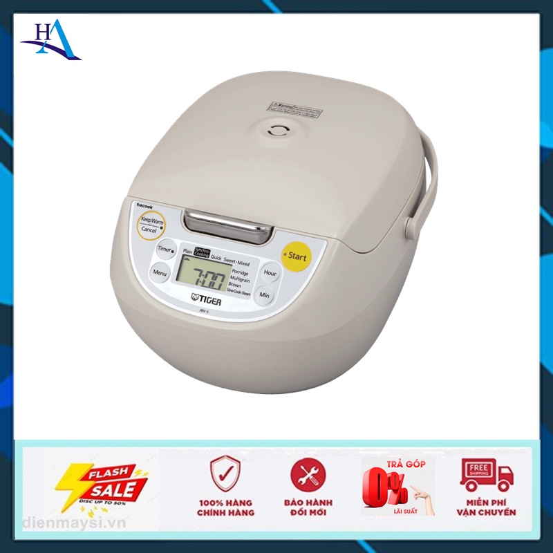 Nồi cơm điện tử Tiger 1 lít JBV-S10W  (Miễn phí giao tại HCM-ngoài tỉnh liên hệ shop)