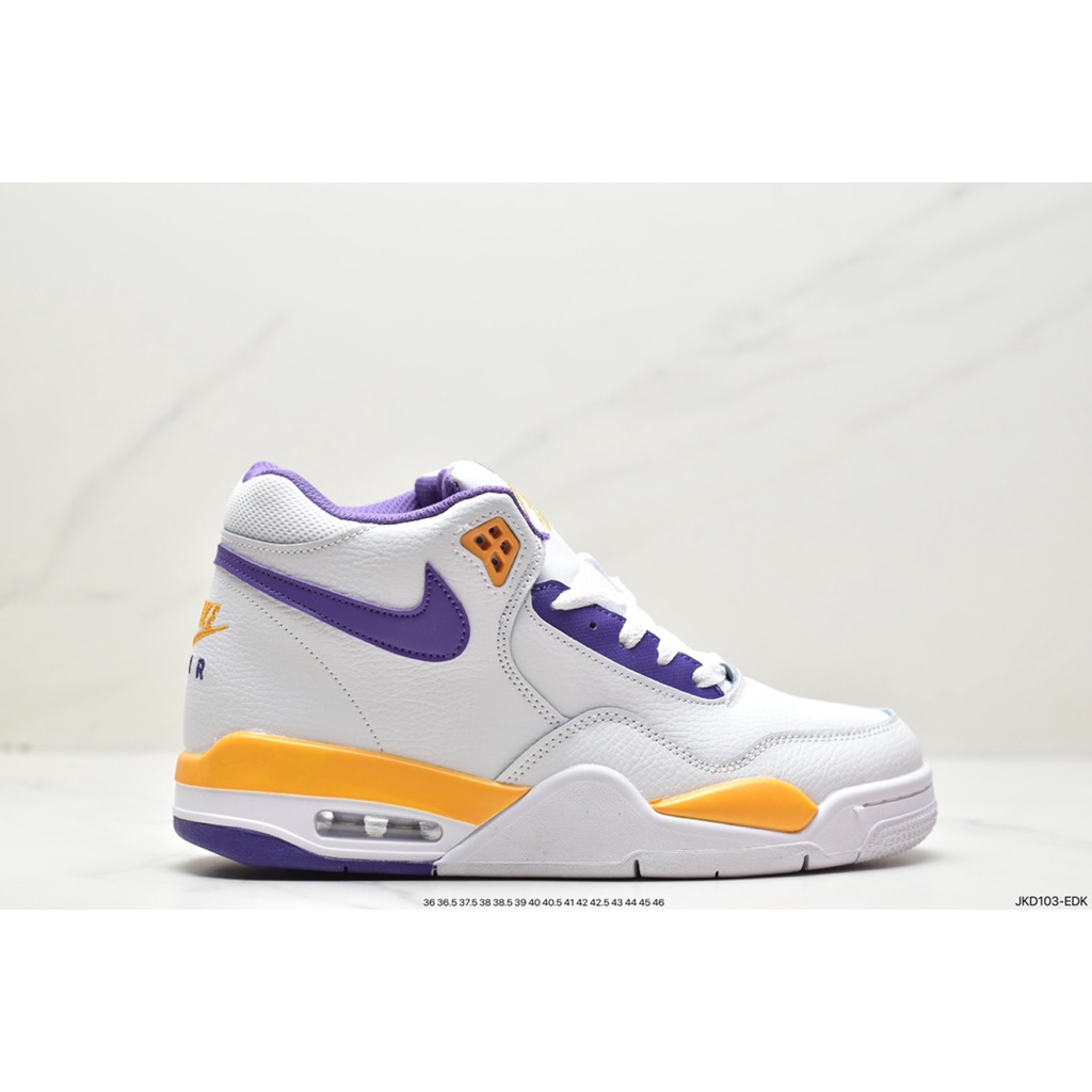 GIÀY SNEAKER MÃ SẢN PHẨM: BQ4212-101_Nike Air Flight 89"White/Purple"_FULL BOX_FREE SHIP TOÀN QUỐC