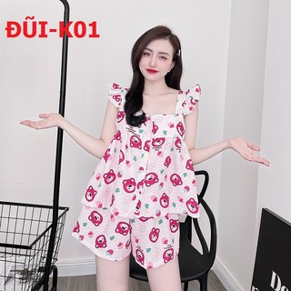 Set đồ bộ- đũi xốp cao cấp- bigsize dưới72kg- mẫu cánh tiên - hình chụp thật 100%