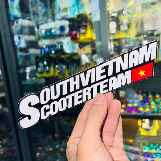Tem Chữ South VietNam 18cm Phản Quang