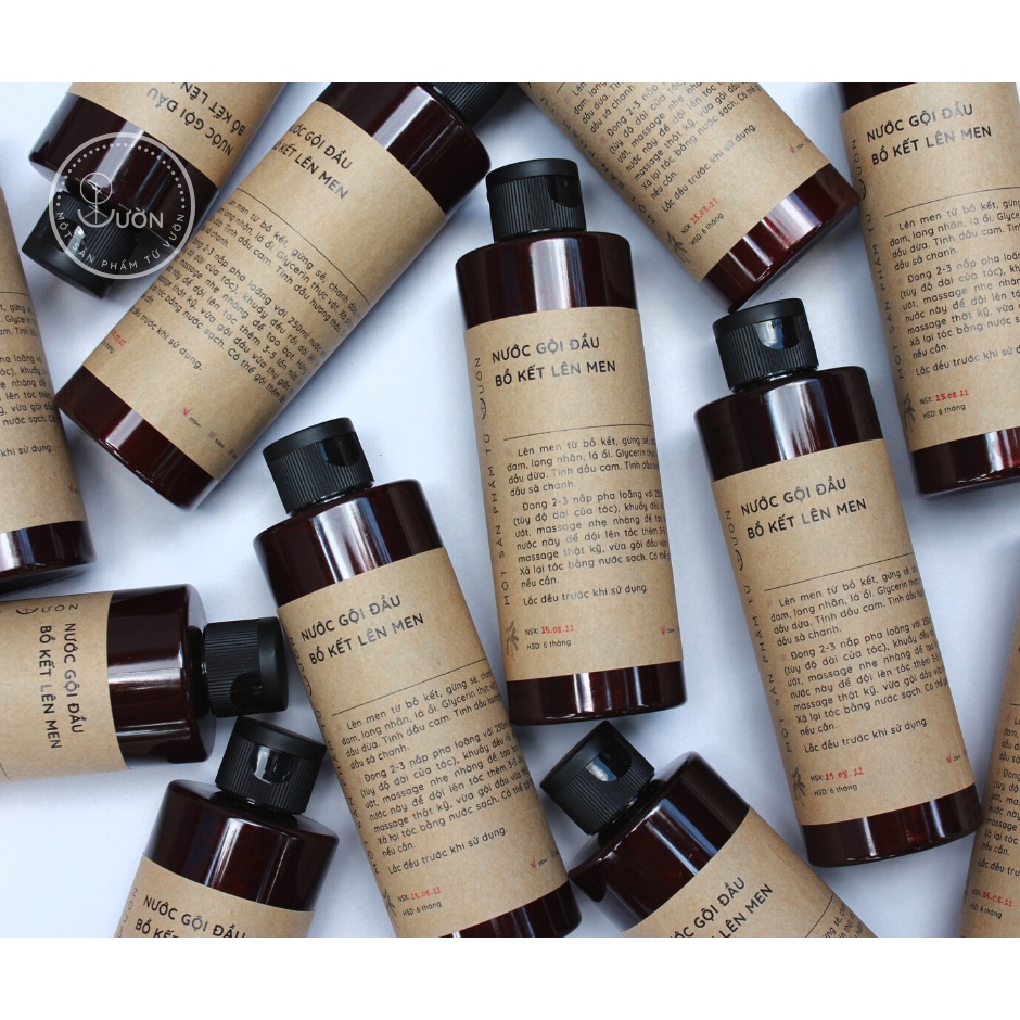Nước Gội Đầu Bồ Kết Lên Men 500ml
