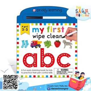 Tập viết bảng chữ cái có thể xóa được my first wipe clean abc