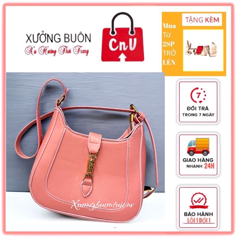 Túi xách nữ, túi Kẹp nách khoá bút thời trang dạo phố phong cách CNV