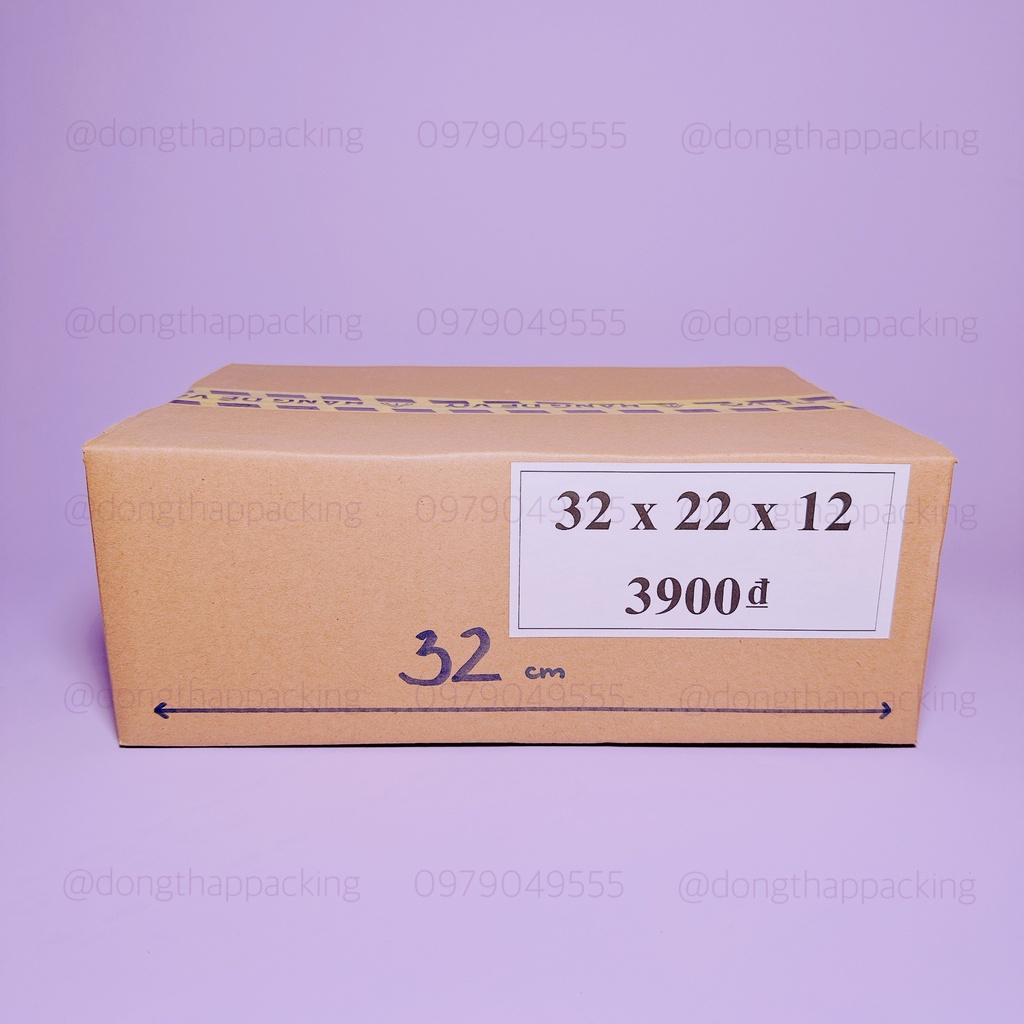 COMBO 25 HỘP CARTON 32x22x12 cm