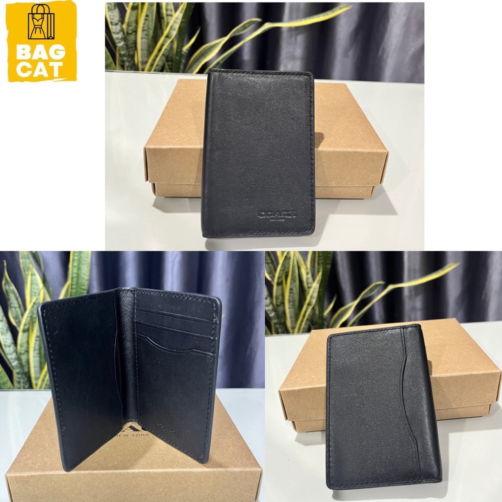 Sẵn hàng Ví đựng thẻ  Mini COACH CARD HOLDER ,kèm hộp làm quà tặng