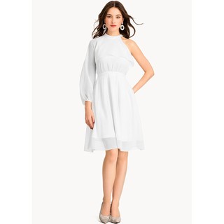 MARC FASHION Đầm bèo 1 vai voan mỏng FH12701919