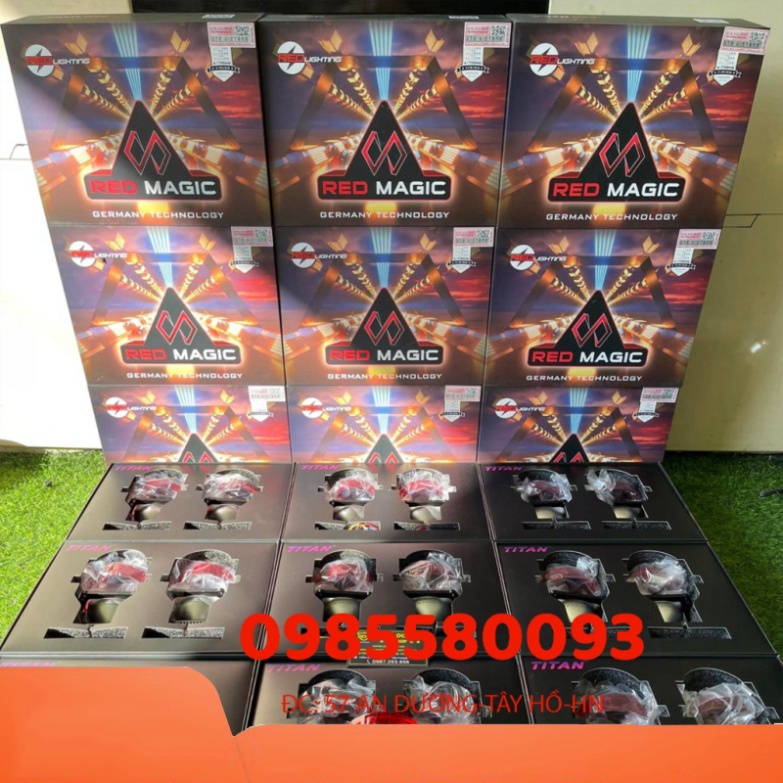 Bi cầu Titan Red Magic thương hiệu GTR chính hãng, ánh sáng cực đỉnh, bảo hành 12 tháng