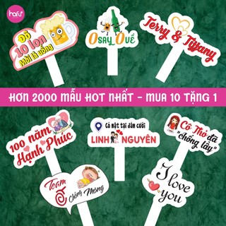Bảng chụp hình cầm tay _ Hashtag chụp hình đám cưới, đám hỏi, sinh nhật, khai trương, thương hiệu Hafu House M101-150