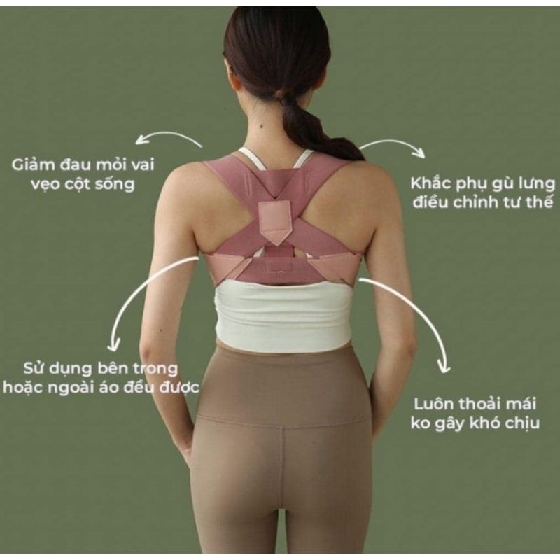 Đai chống gù lưng giữ thẳng cột sống thiết kế thông minh dành cho nam và nữ XIAOMIMI