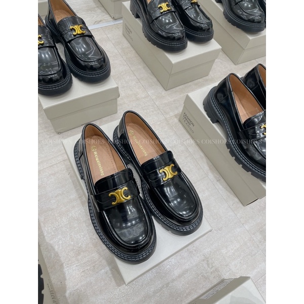Giày Loafer Khuy Vàng - Coishoes