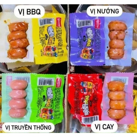 Combo 20 chiếc Xúc xích sụn bi 04 viên, tingtanglc