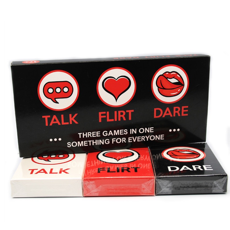 Talk, Flirt or Dare Full English Romance Game Trò chơi bài Talk or Dare 3 trong 1 cho các cặp đôi