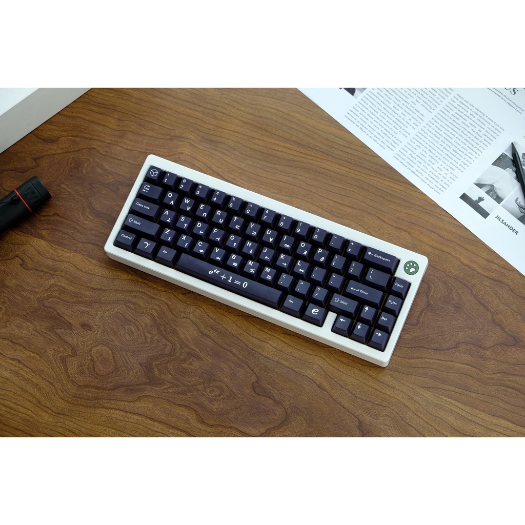 GMK Euler Keycap, 129 Phím Keycaps PBT Cherry Profile DYE-SUB Cá Tính GMK Keycaps Cho Bàn Phím Cơ