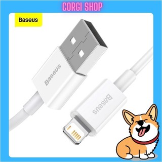 Dây sạc baseus hỗ trợ sạc nhanh 2.4a, cáp sạc baseus chính hãng bảo hành 12 tháng lỗi 1 đổi 1