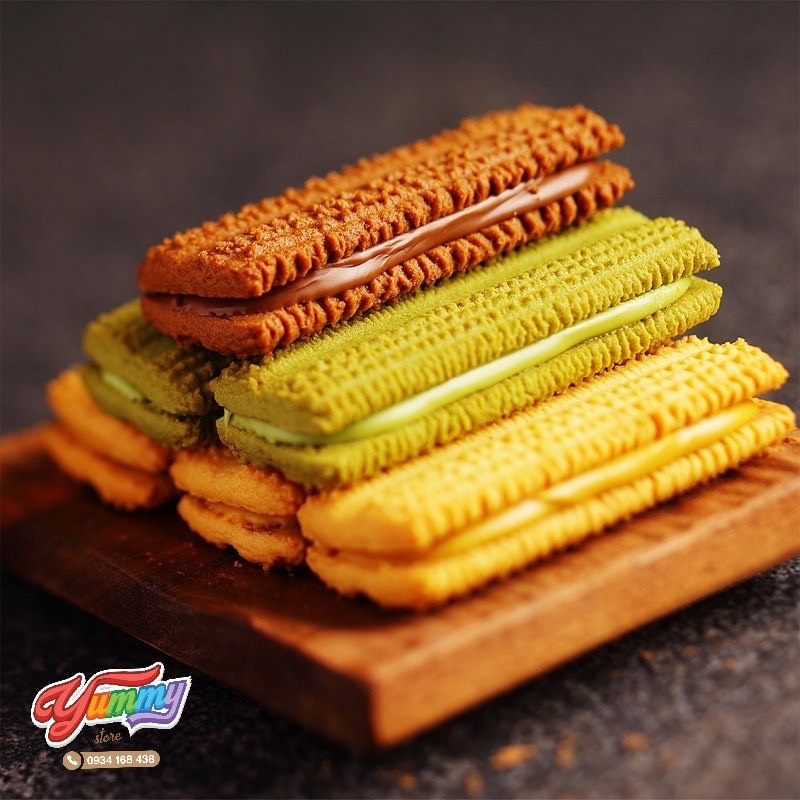 Bánh quy Franzzi kẹp kem đủ vị hộp 115g _ Ăn vặt siêu ngon